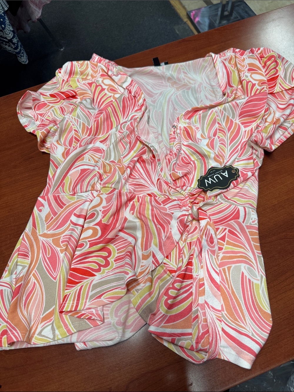 AUW wrap top XL // 091816